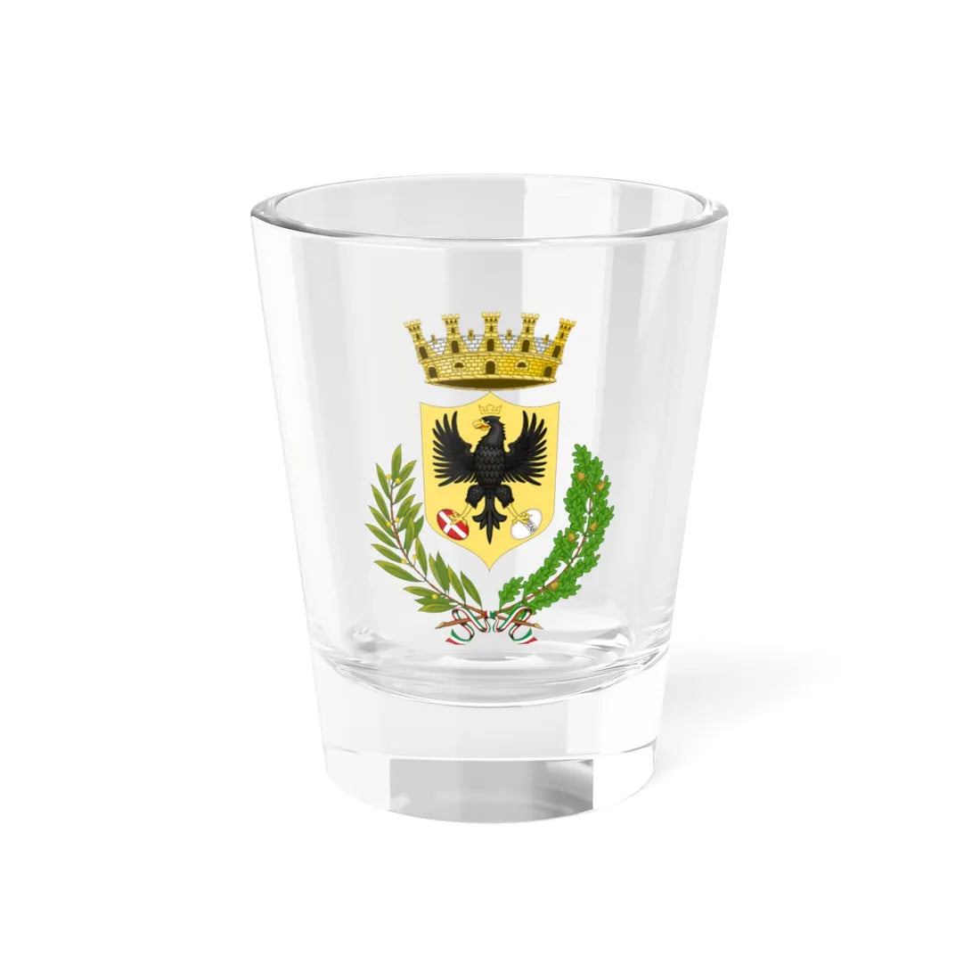 Forlì-Stemma (Italy) (Coat of Arms) Shot Glass 1.5oz 1.5oz - Go Mug Yourself