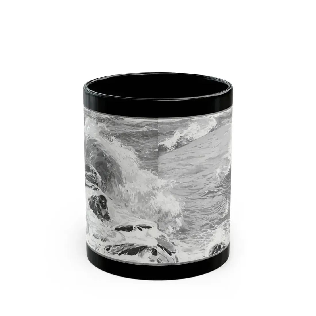 Forlorn Island (Pt. 1-1), The American Magazine, July 1932 - Black Coffee Mug 11oz - Go Mug Yourself