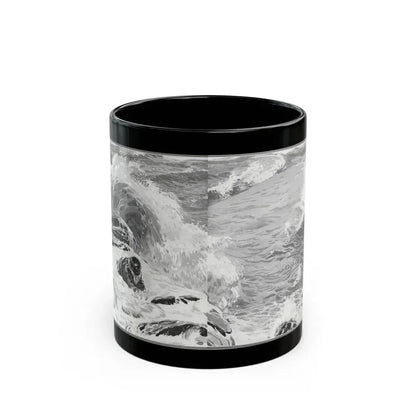 Forlorn Island (Pt. 1-1), The American Magazine, July 1932 - Black Coffee Mug 11oz - Go Mug Yourself