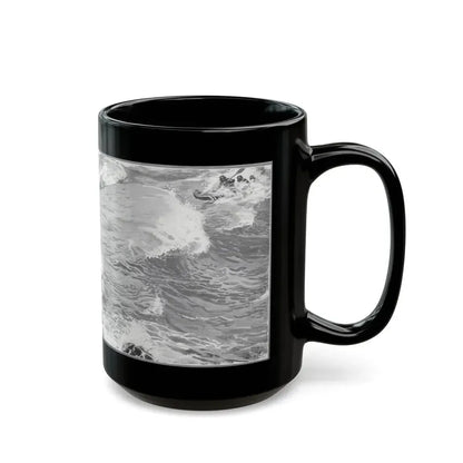 Forlorn Island (Pt. 1-1), The American Magazine, July 1932 - Black Coffee Mug - Go Mug Yourself