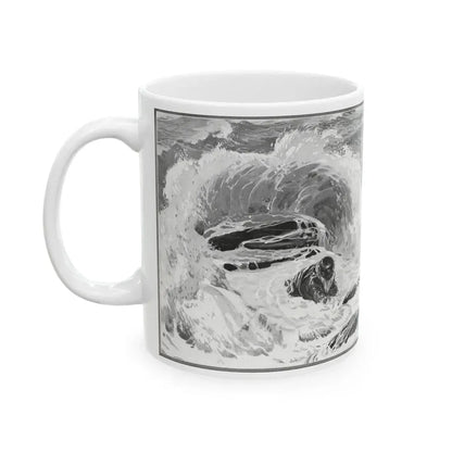 Forlorn Island (Pt. 1-1), The American Magazine, July 1932 - White Coffee Mug - Go Mug Yourself
