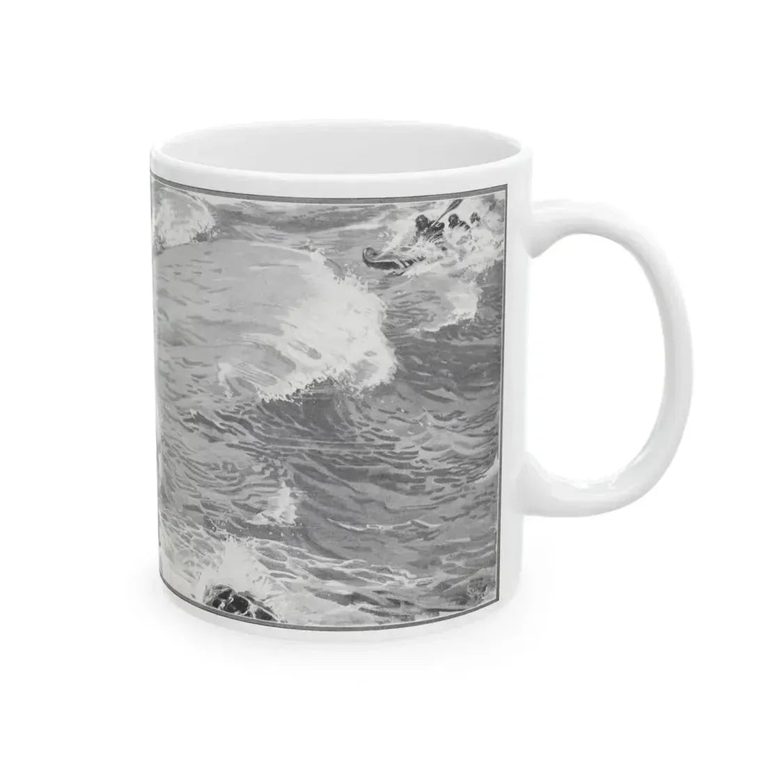 Forlorn Island (Pt. 1-1), The American Magazine, July 1932 - White Coffee Mug - Go Mug Yourself