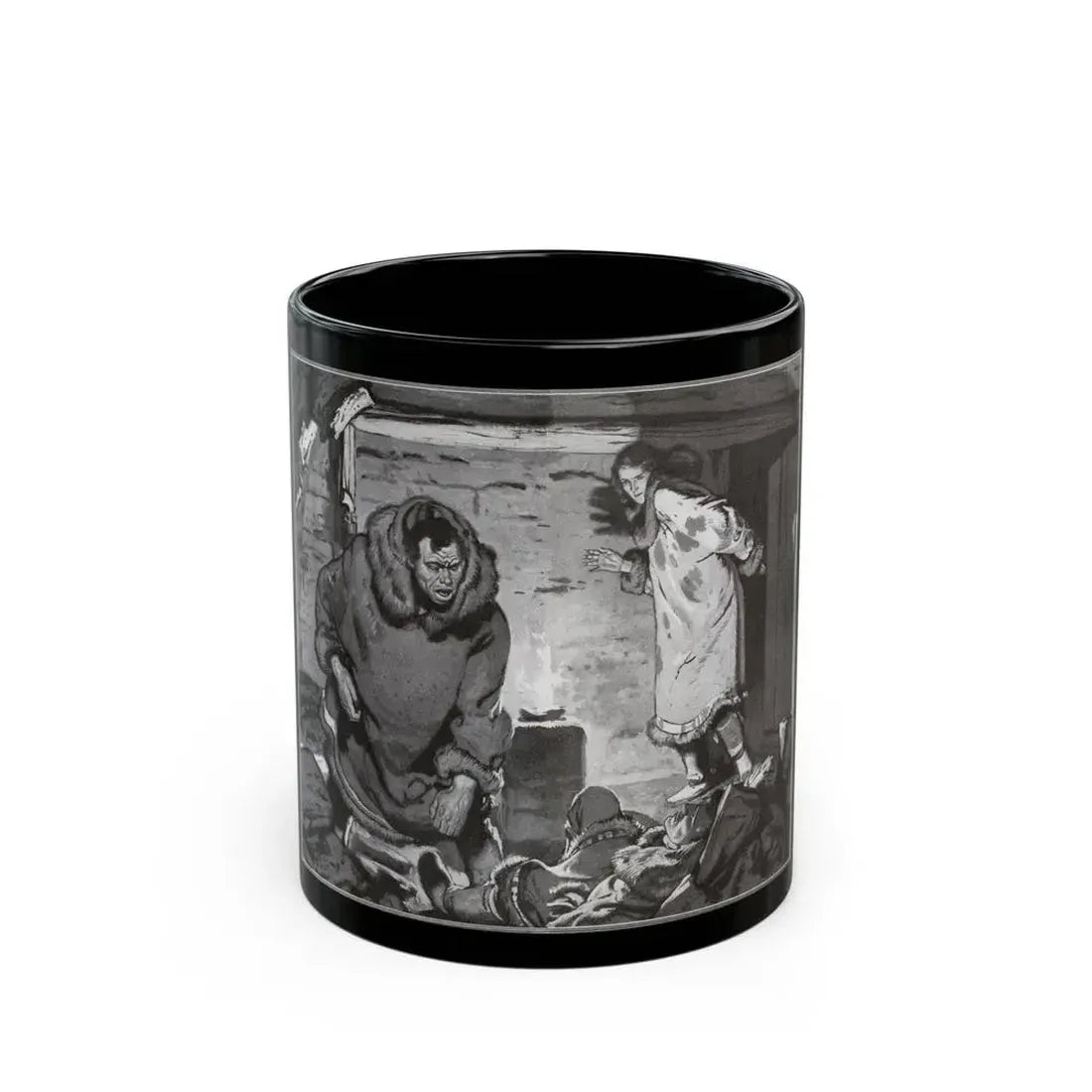 Forlorn Island (Pt. 1-2), The American Magazine, July 1932 - Black Coffee Mug 11oz - Go Mug Yourself