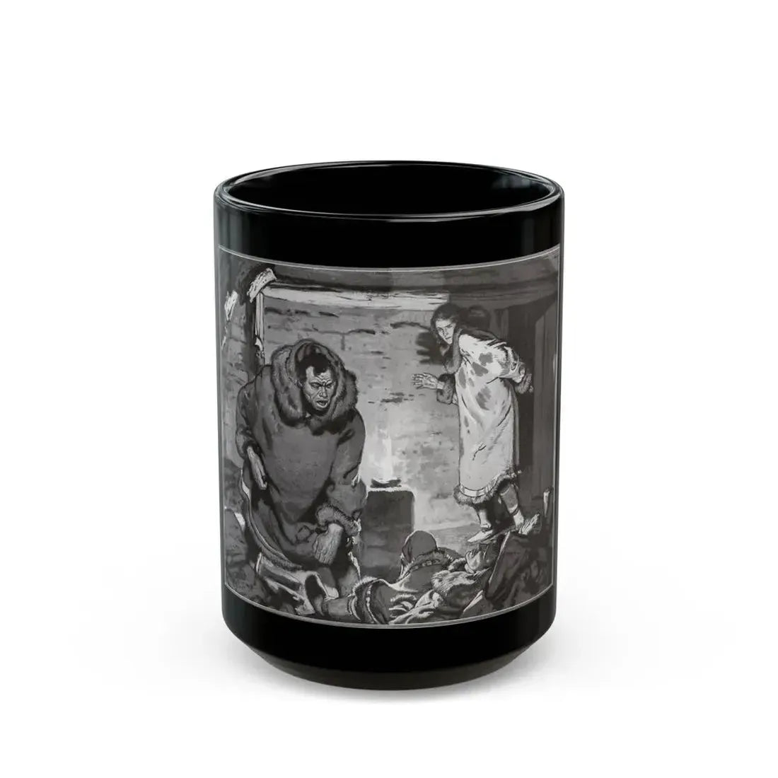 Forlorn Island (Pt. 1-2), The American Magazine, July 1932 - Black Coffee Mug 15oz - Go Mug Yourself