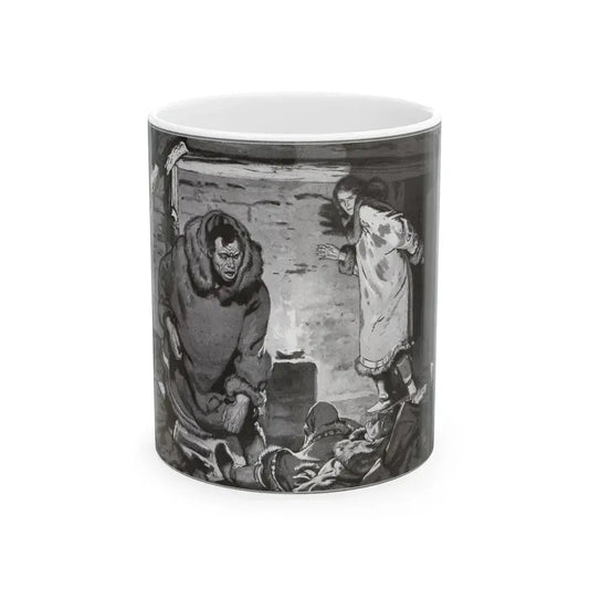 Forlorn Island (Pt. 1-2), The American Magazine, July 1932 - White Coffee Mug 11oz - Go Mug Yourself