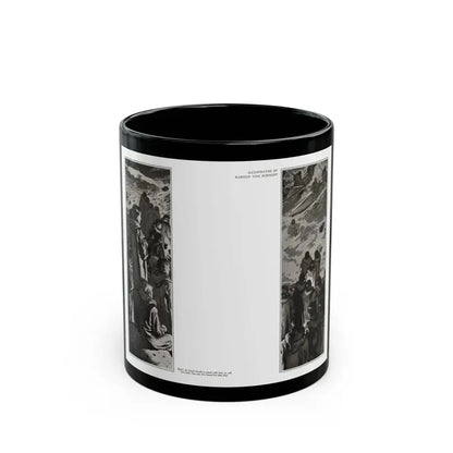 Forlorn Island (Pt. 2-1), The American Magazine, August 1932 - Black Coffee Mug 11oz - Go Mug Yourself