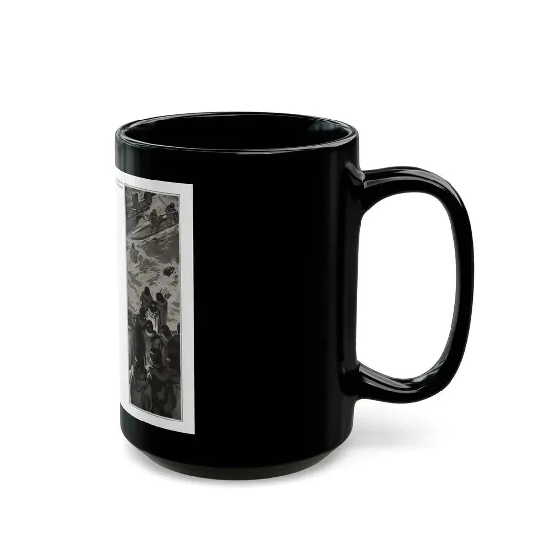 Forlorn Island (Pt. 2-1), The American Magazine, August 1932 - Black Coffee Mug - Go Mug Yourself