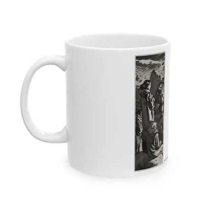 Forlorn Island (Pt. 2-1), The American Magazine, August 1932 - White Coffee Mug - Go Mug Yourself