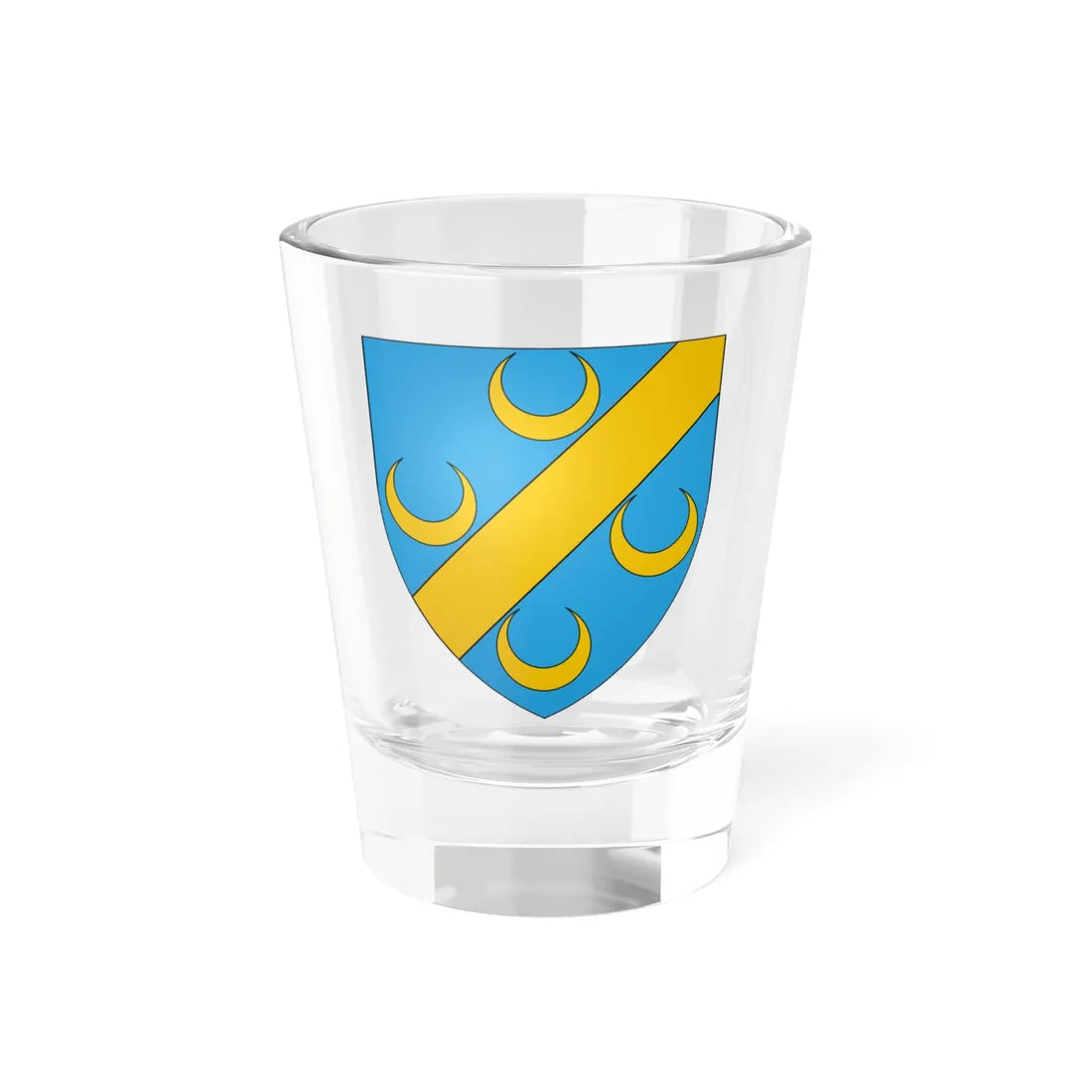 Former coat of arms of Hussein Dey Algeria - 02 (Algeria) (Coat of Arms) Shot Glass 1.5oz 1.5oz - Go Mug Yourself