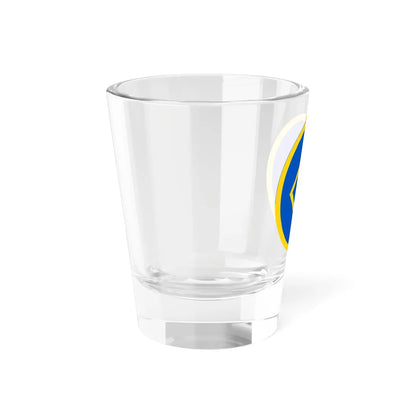 Former coat of arms of Ohrid Municipality (North Macedonia) (Coat of Arms) Shot Glass 1.5oz - Go Mug Yourself