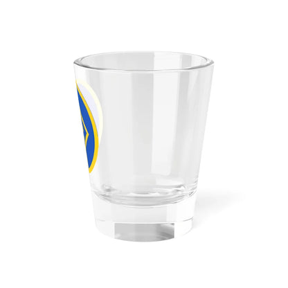 Former coat of arms of Ohrid Municipality (North Macedonia) (Coat of Arms) Shot Glass 1.5oz - Go Mug Yourself