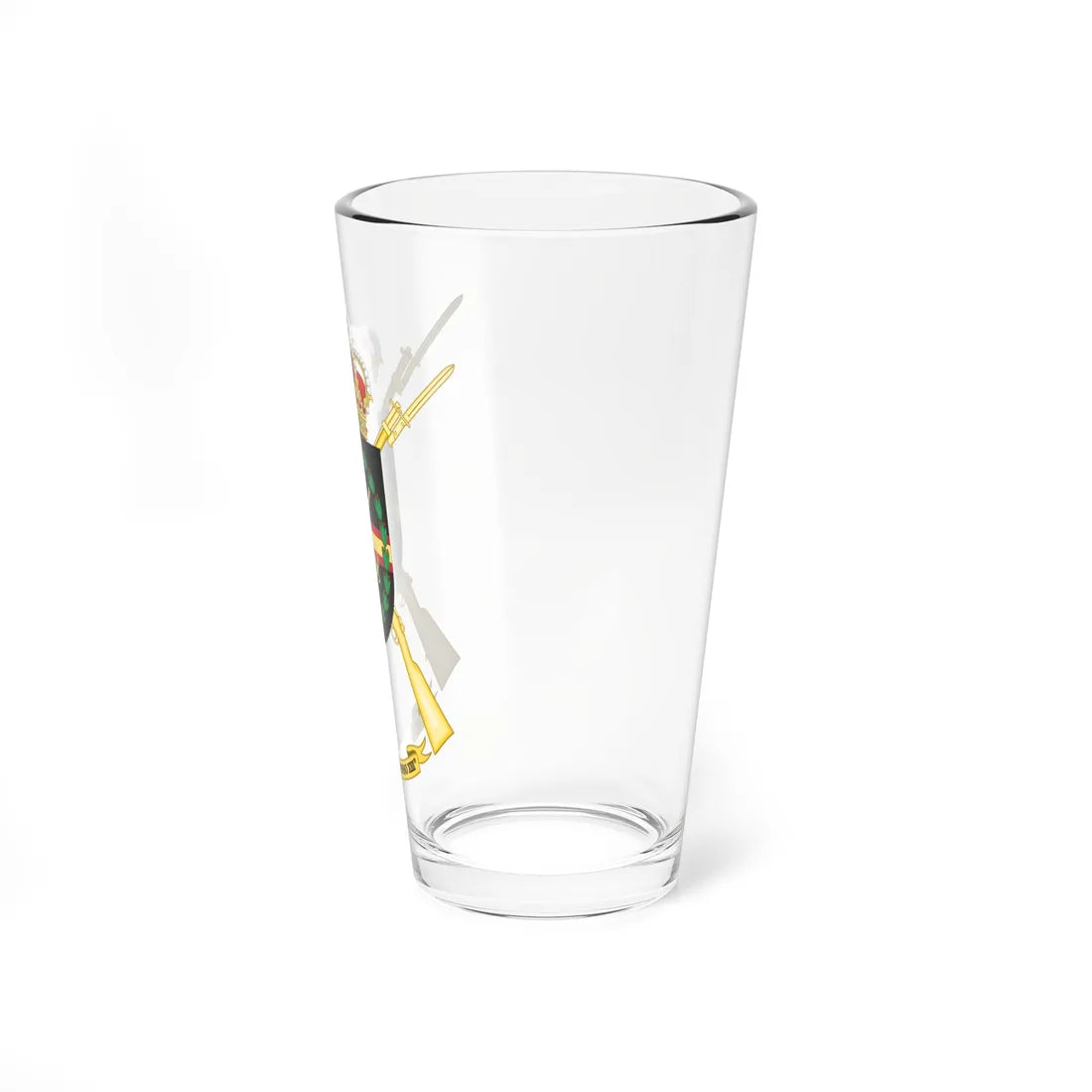 Former Coat of Arms of the 2nd Spanish Legion Brigade King Alfonso XIII (Spain) (Coat of Arms) Pint Glass 16oz - Go Mug Yourself
