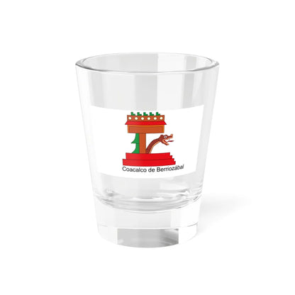 Former flag of Coacalco de Berriozábal 2019 - 2021 (Mexico) Shot Glass 1.5oz 1.5oz - Go Mug Yourself