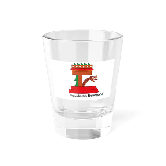 Former flag of Coacalco de Berriozábal 2019 - 2021 (Mexico) Shot Glass 1.5oz 1.5oz - Go Mug Yourself