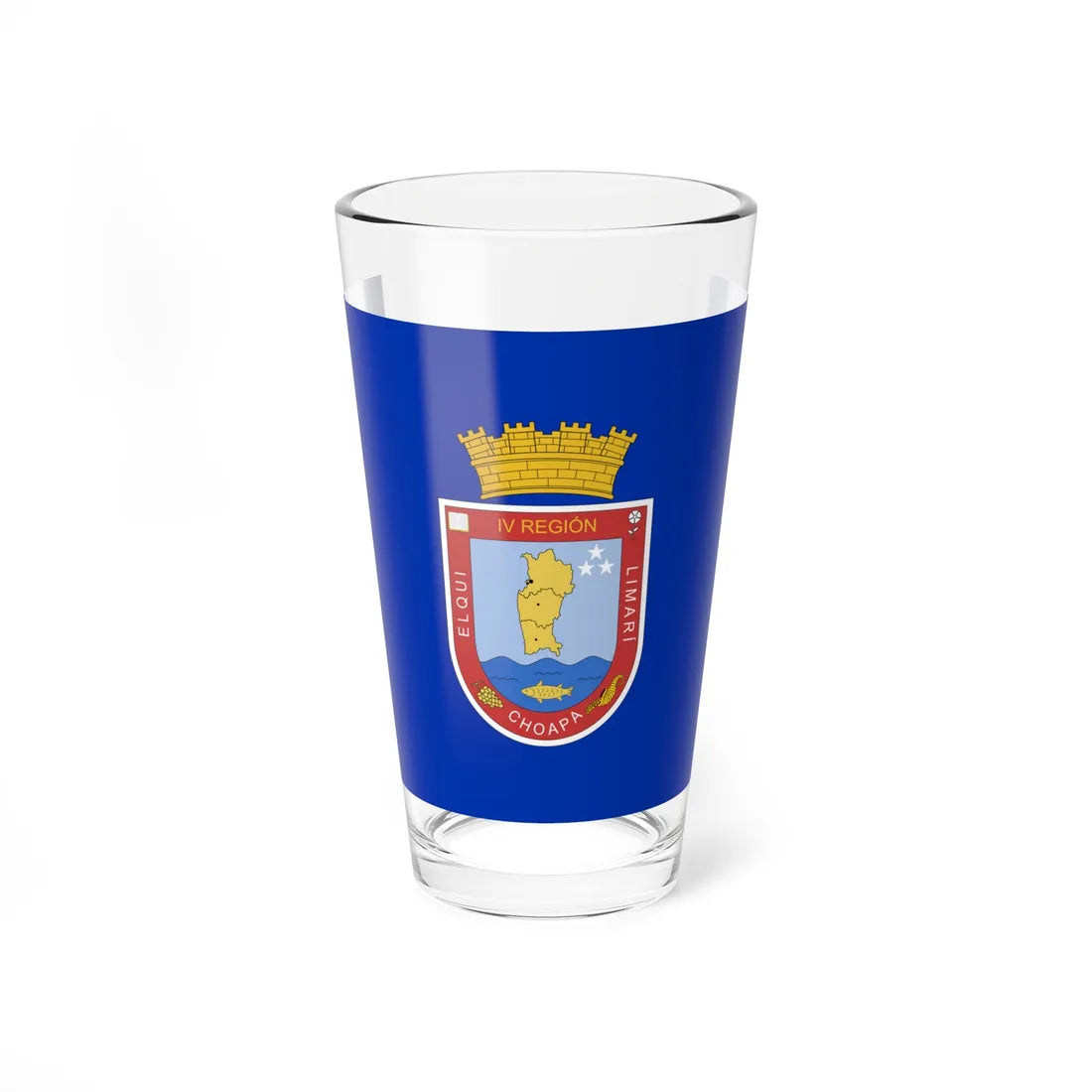 Former flag of Coquimbo Region Chile (Chile) Pint Glass 16oz 16oz - Go Mug Yourself