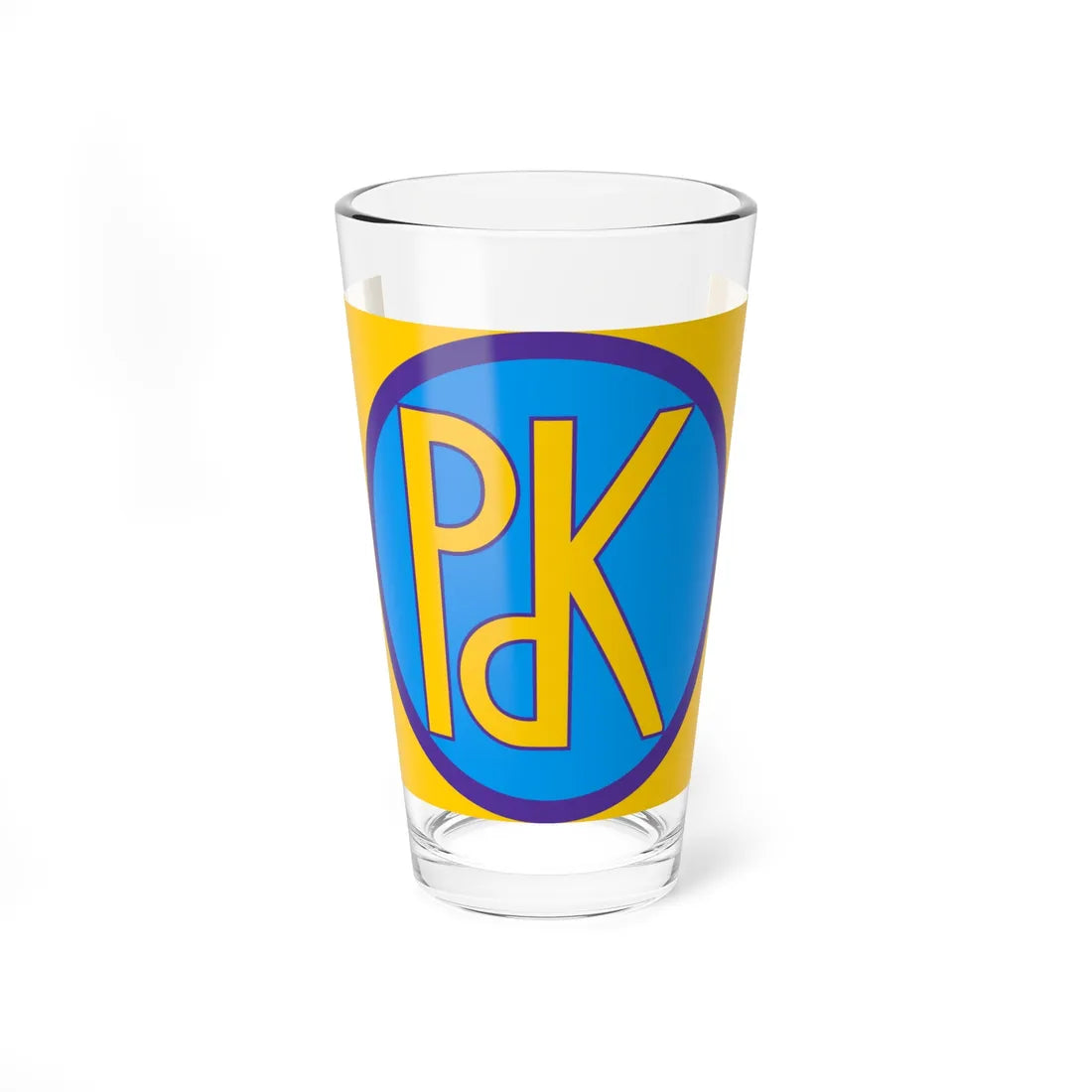 Former Flag of KDP (Iraq) Pint Glass 16oz 16oz - Go Mug Yourself