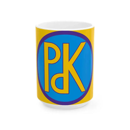 Former Flag of KDP (Iraq) White Coffee Mug 15oz - Go Mug Yourself