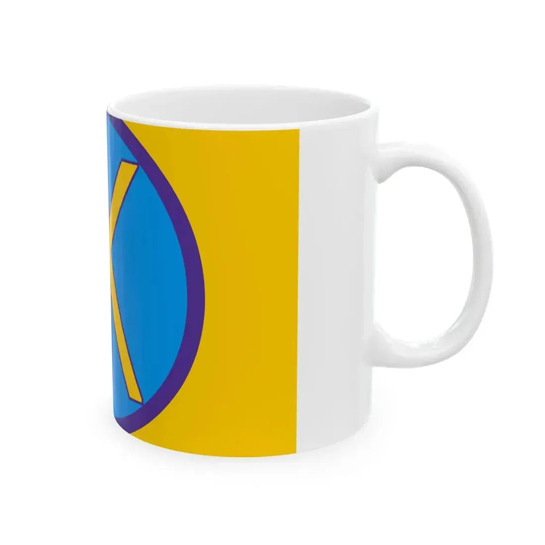 Former Flag of KDP (Iraq) White Coffee Mug - Go Mug Yourself