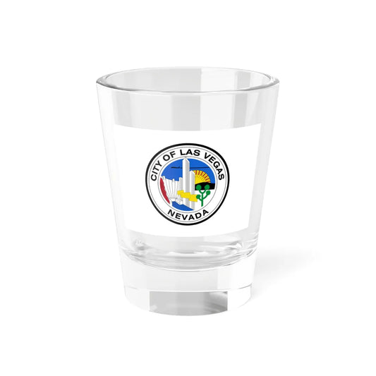 Former flag of Las Vegas Nevada 1968 (United States) Shot Glass 1.5oz 1.5oz - Go Mug Yourself