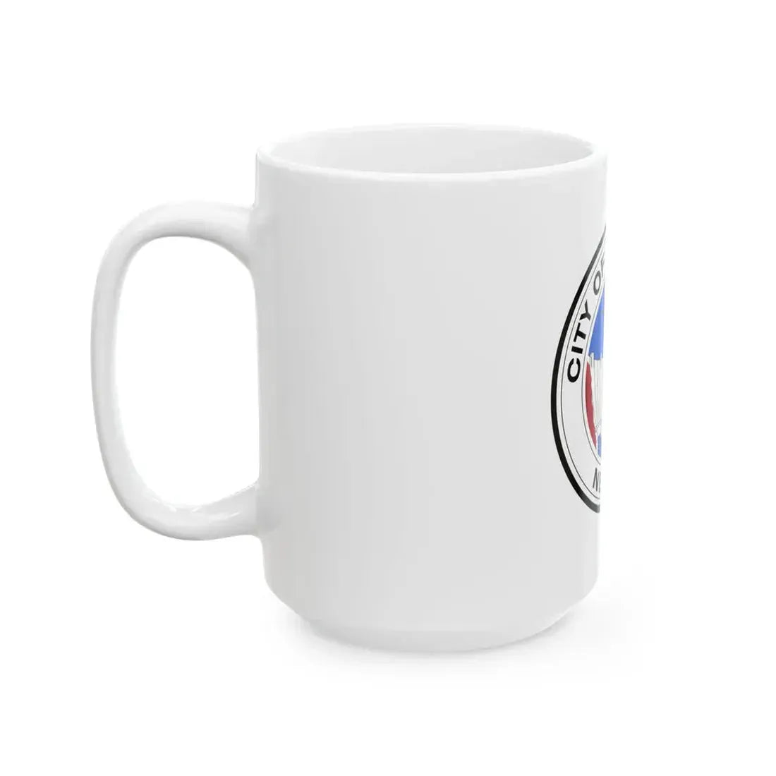 Former flag of Las Vegas Nevada 1968 (United States) White Coffee Mug - Go Mug Yourself
