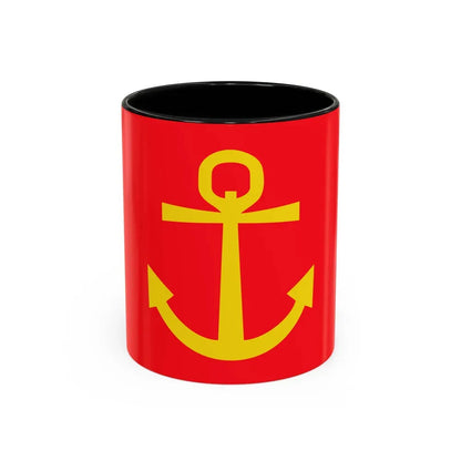 Former flag of Narvik Nordland Norway - Accent Coffee Mug 11oz Black - Go Mug Yourself