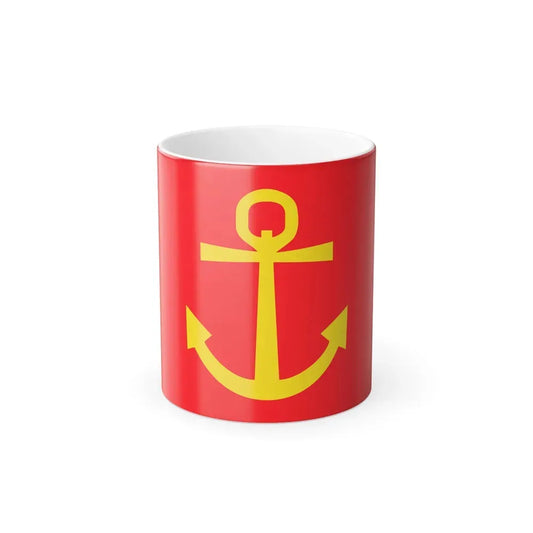 Former flag of Narvik Nordland Norway - Color Changing Coffee Mug 11oz - Go Mug Yourself