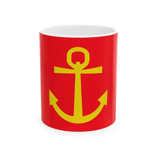 Former flag of Narvik Nordland Norway - White Coffee Mug 11oz - Go Mug Yourself