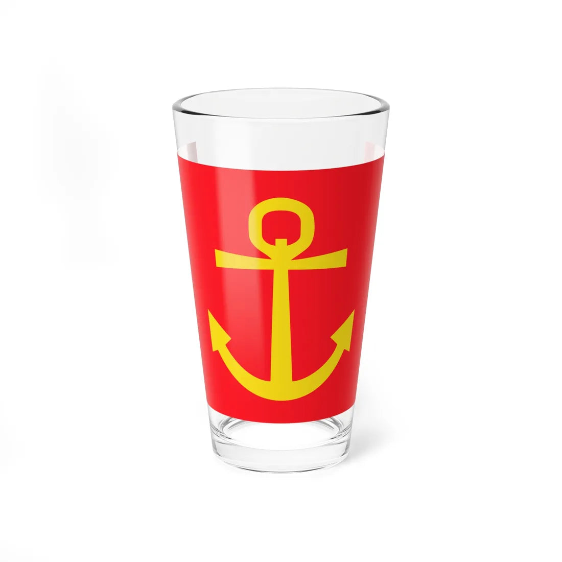 Former flag of Narvik (Norway) Pint Glass 16oz 16oz - Go Mug Yourself