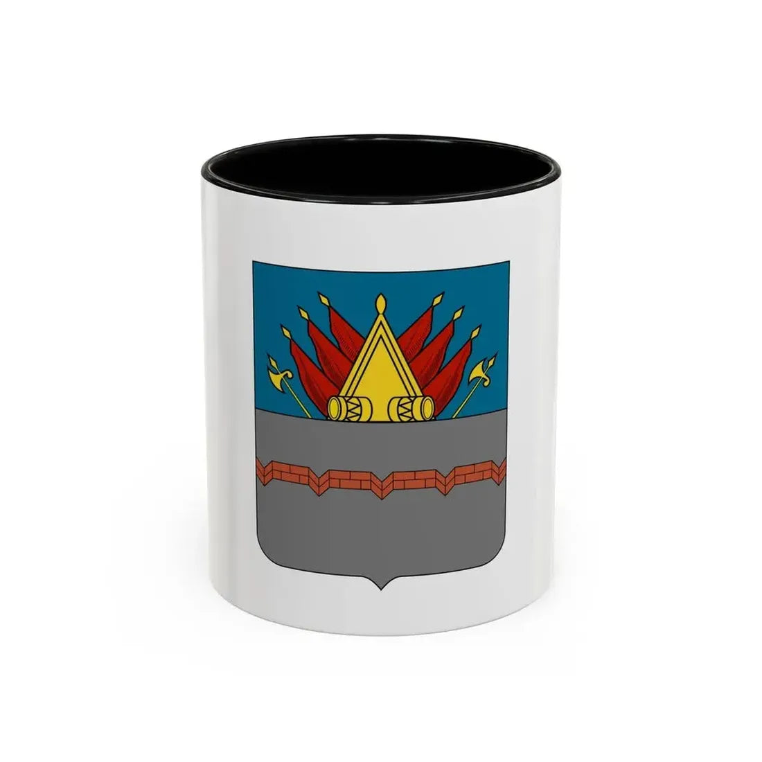 Former Flag of Omsk Russia - Accent Coffee Mug 11oz Black - Go Mug Yourself