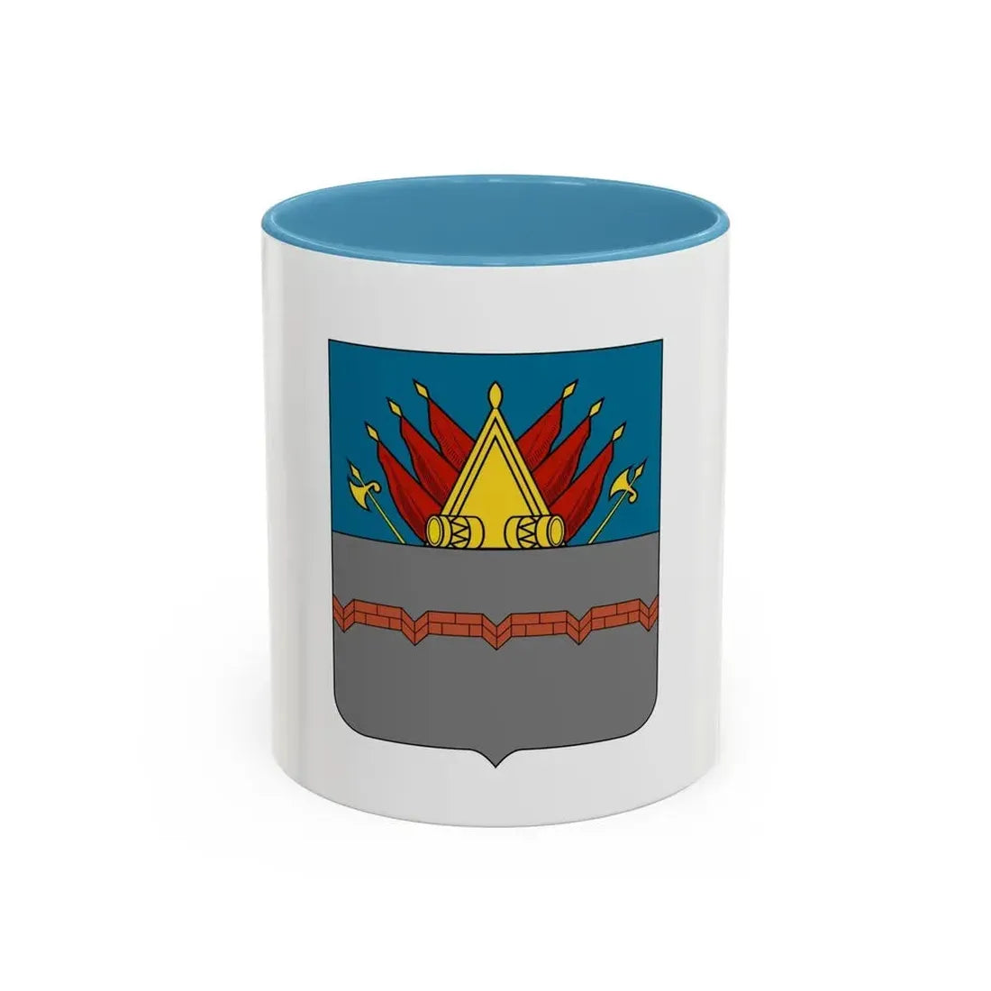 Former Flag of Omsk Russia - Accent Coffee Mug 11oz Light Blue - Go Mug Yourself