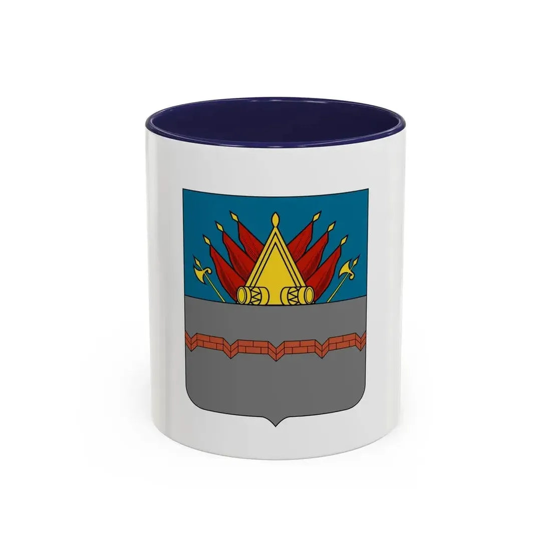 Former Flag of Omsk Russia - Accent Coffee Mug 11oz Navy - Go Mug Yourself