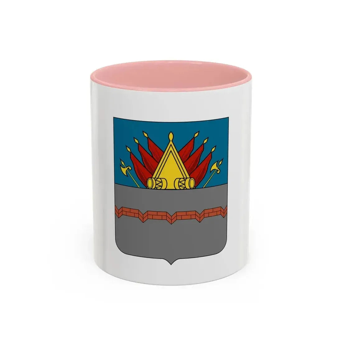 Former Flag of Omsk Russia - Accent Coffee Mug 11oz Pink - Go Mug Yourself