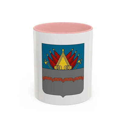 Former Flag of Omsk Russia - Accent Coffee Mug 11oz Pink - Go Mug Yourself