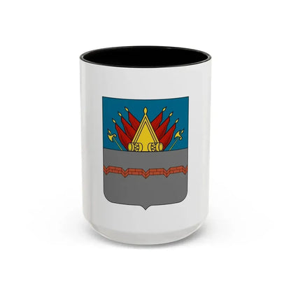 Former Flag of Omsk Russia - Accent Coffee Mug 15oz Black - Go Mug Yourself