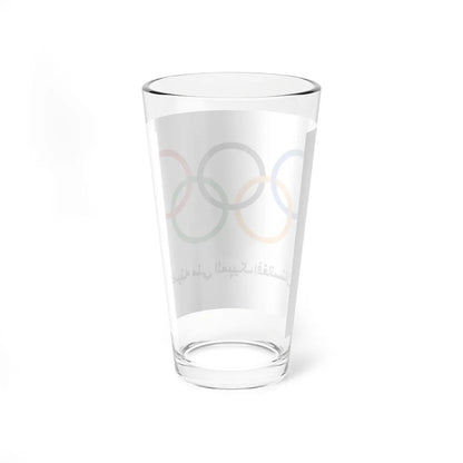 Former Flag of the Afghanistan Olympic Committee (Afghanistan) Pint Glass 16oz - Go Mug Yourself