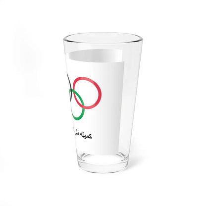 Former Flag of the Afghanistan Olympic Committee (Afghanistan) Pint Glass 16oz - Go Mug Yourself