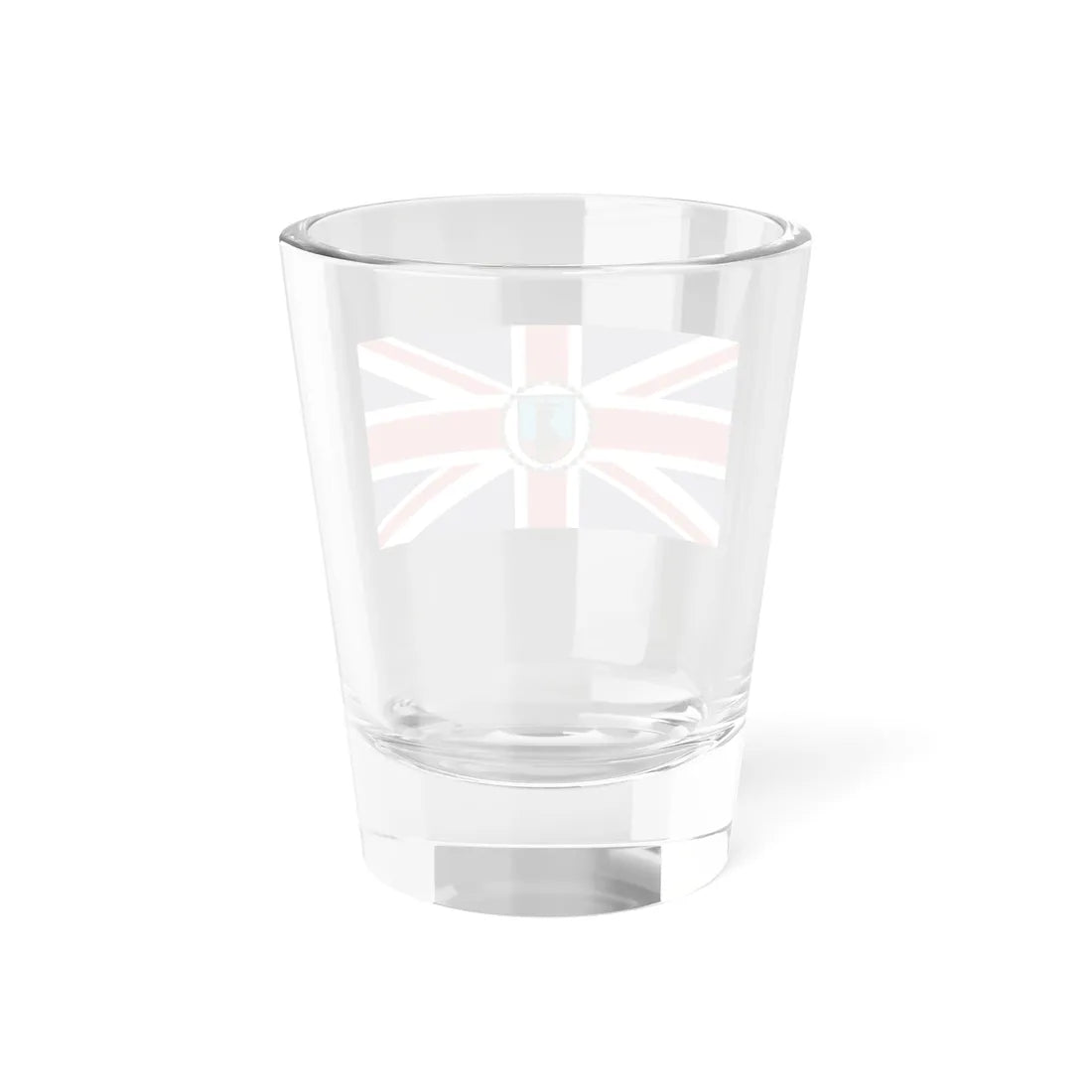 Former flag of the Governor of Montserrat (United Kingdom) Shot Glass 1.5oz - Go Mug Yourself