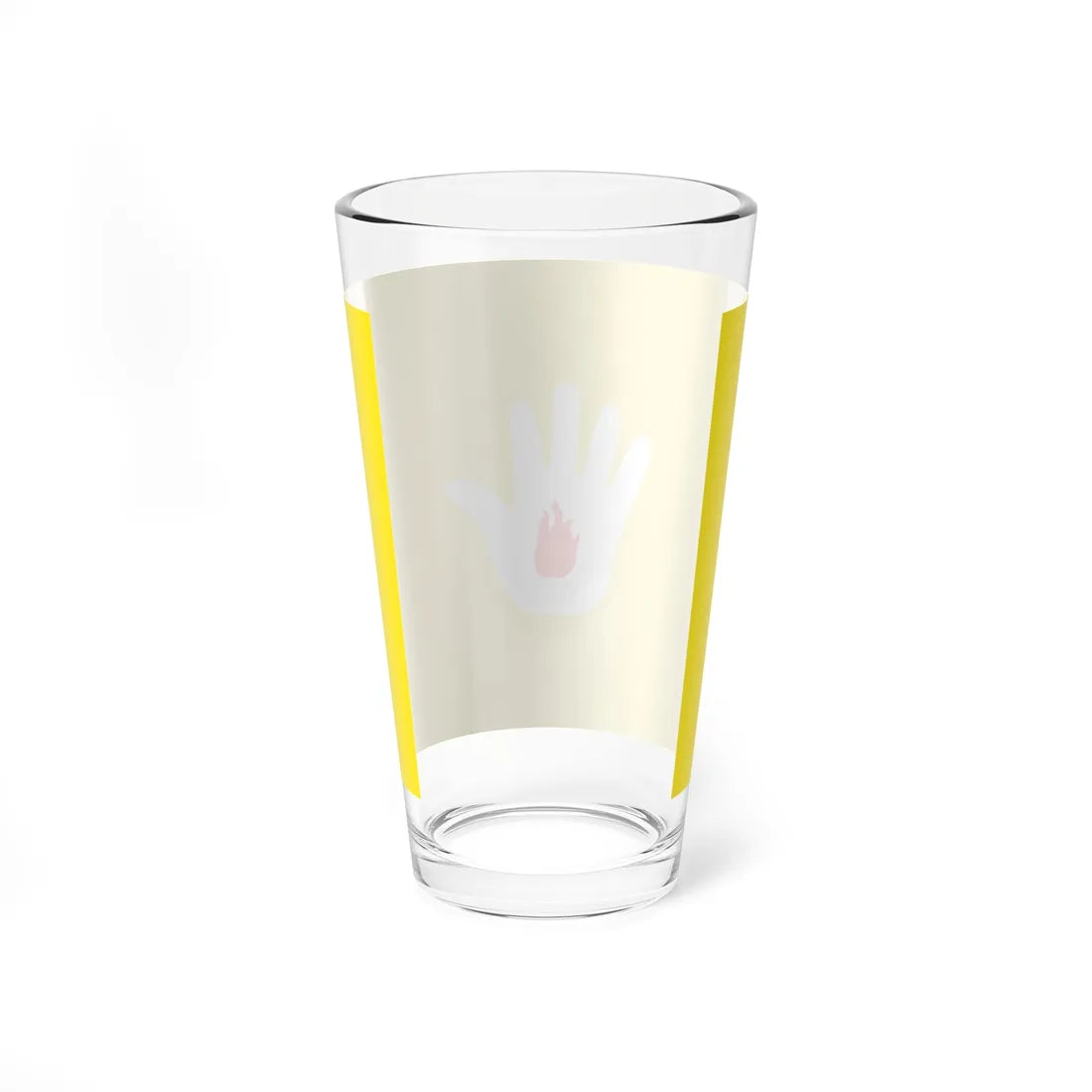 Former Flag of the Rewa State (India) Pint Glass 16oz - Go Mug Yourself