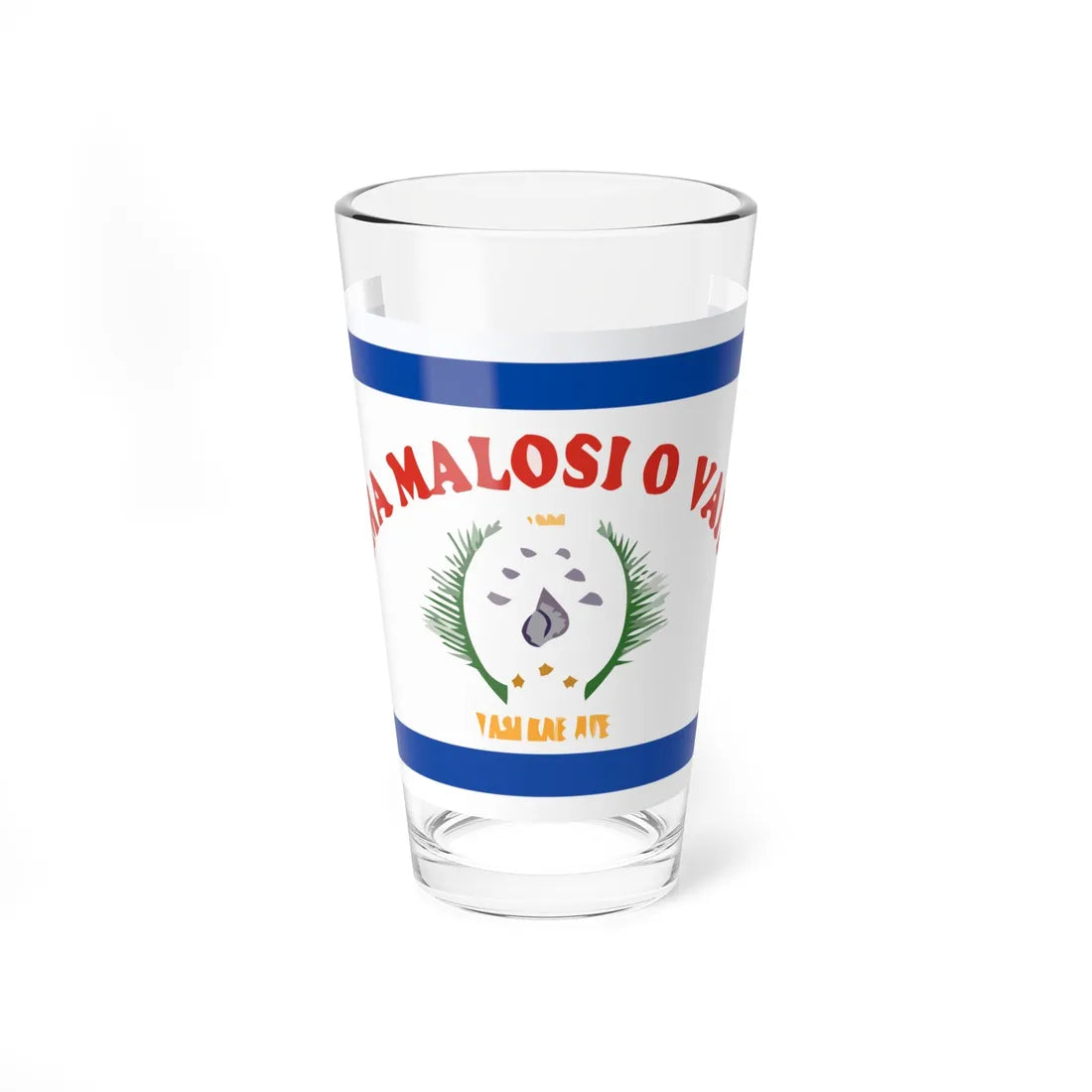 Former flag of Vaitupu Atoll and Funafuti (Tuvalu) Pint Glass 16oz 16oz - Go Mug Yourself