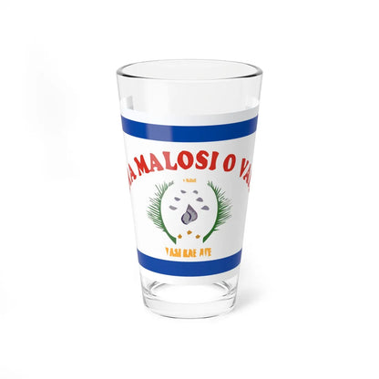 Former flag of Vaitupu Atoll and Funafuti (Tuvalu) Pint Glass 16oz 16oz - Go Mug Yourself
