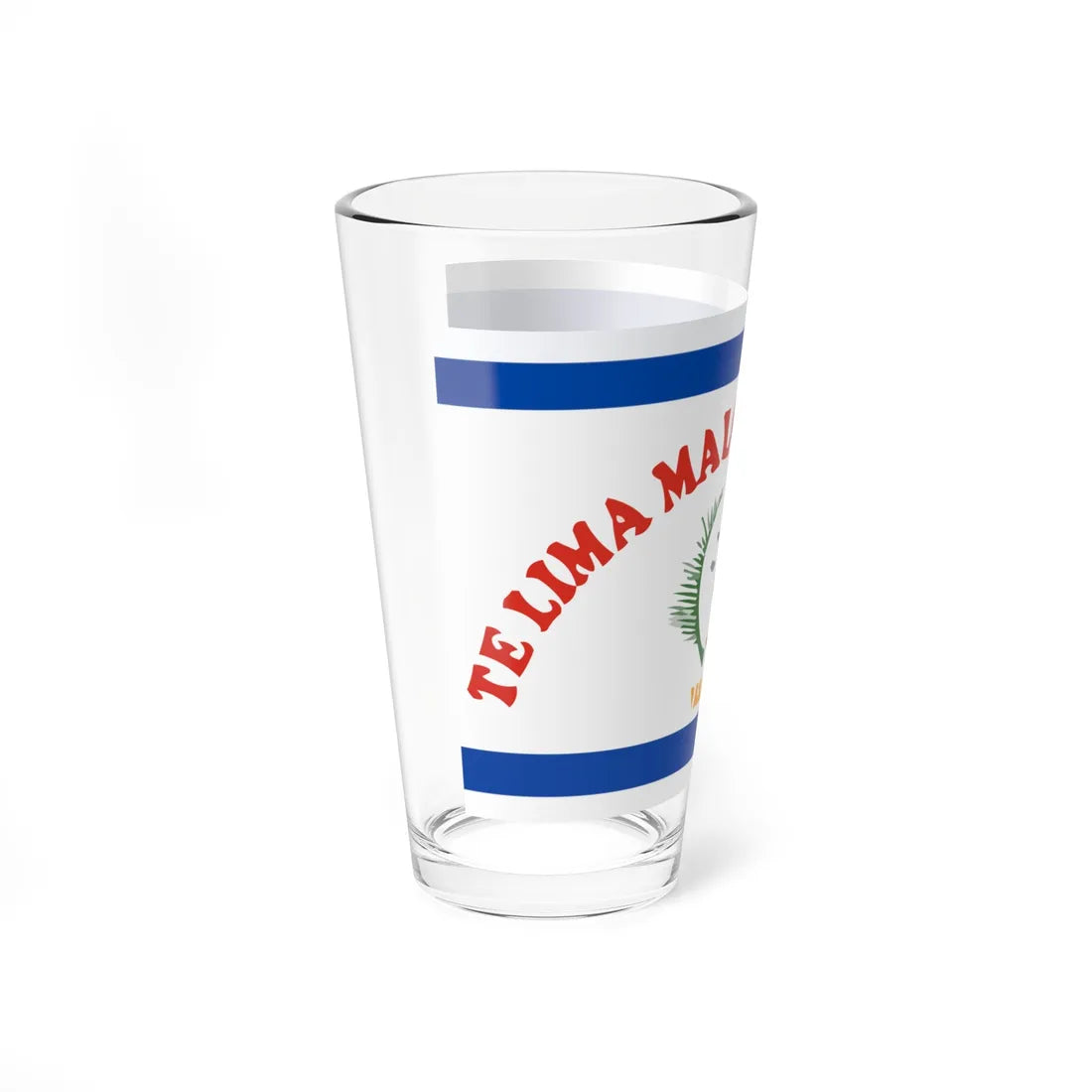 Former flag of Vaitupu Atoll and Funafuti (Tuvalu) Pint Glass 16oz - Go Mug Yourself