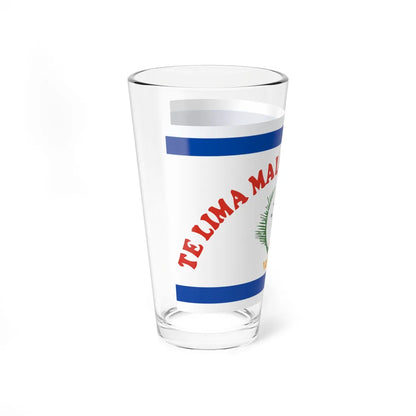 Former flag of Vaitupu Atoll and Funafuti (Tuvalu) Pint Glass 16oz - Go Mug Yourself