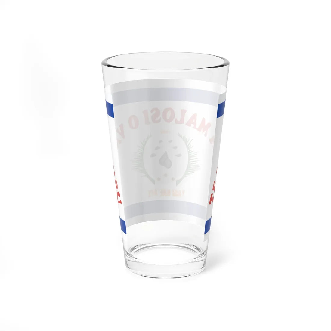 Former flag of Vaitupu Atoll and Funafuti (Tuvalu) Pint Glass 16oz - Go Mug Yourself