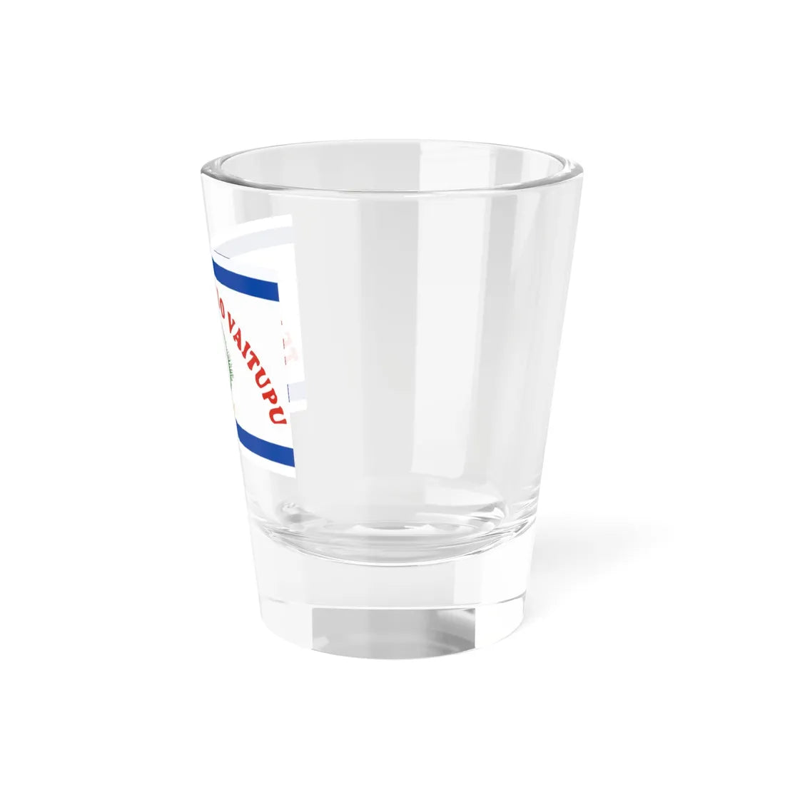 Former flag of Vaitupu Atoll and Funafuti (Tuvalu) Shot Glass 1.5oz - Go Mug Yourself