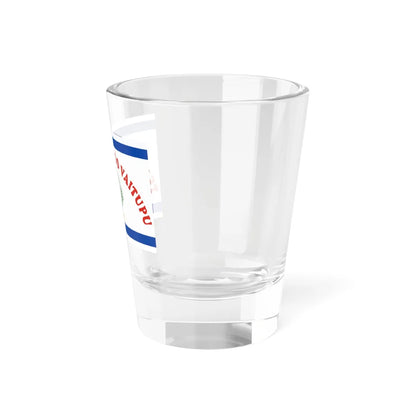 Former flag of Vaitupu Atoll and Funafuti (Tuvalu) Shot Glass 1.5oz - Go Mug Yourself