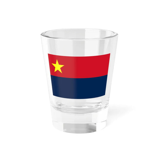 Former flag of Vietnamese Democratic Party (Vietnam) Shot Glass 1.5oz 1.5oz - Go Mug Yourself
