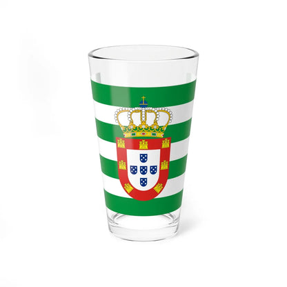 Former merchant flag of Portugal II (Portugal) Pint Glass 16oz 16oz - Go Mug Yourself
