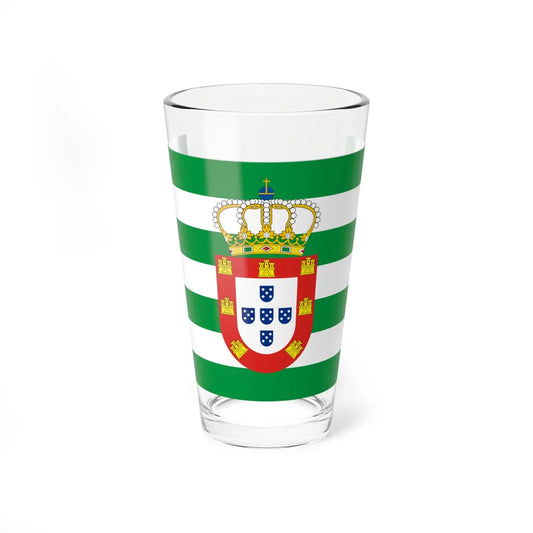Former merchant flag of Portugal II (Portugal) Pint Glass 16oz 16oz - Go Mug Yourself