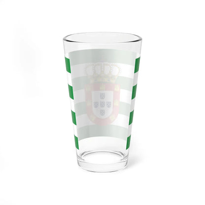 Former merchant flag of Portugal II (Portugal) Pint Glass 16oz - Go Mug Yourself
