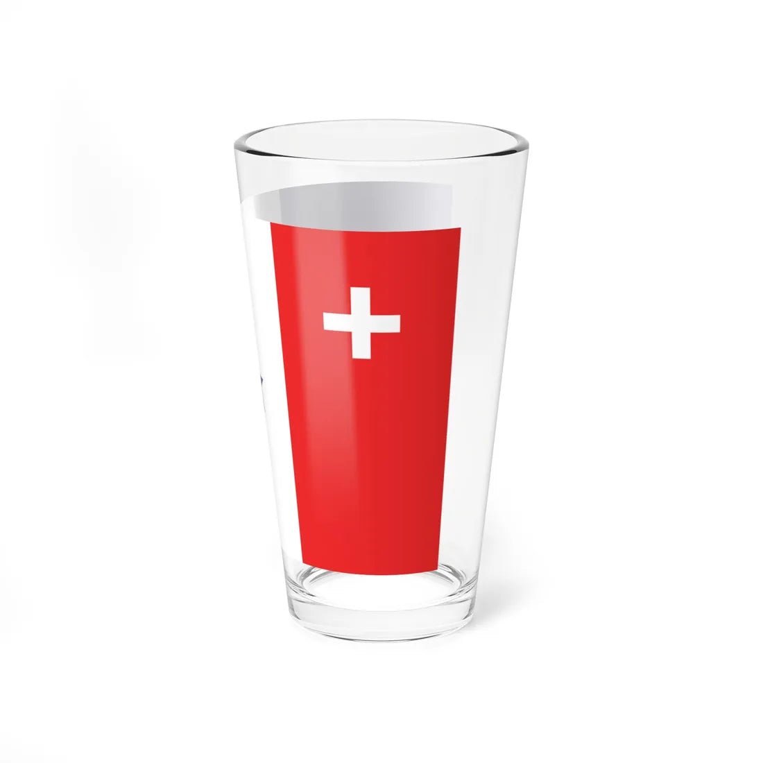 Former Romand Movement Flag (Switzerland) Pint Glass 16oz - Go Mug Yourself